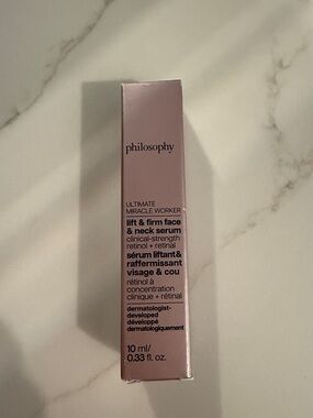 Philosophy Ultimate Miracle Worker Lift & Firm Face & Neck Serum - brand new nwt